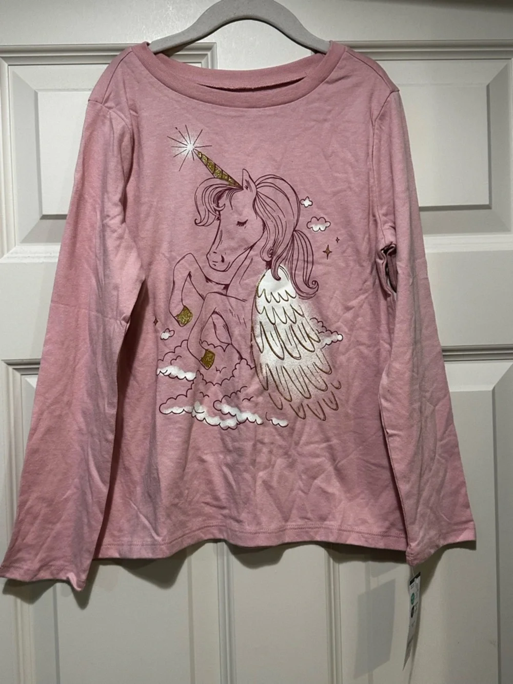 Girls Medium Graphic Long sleeve Tee NWT